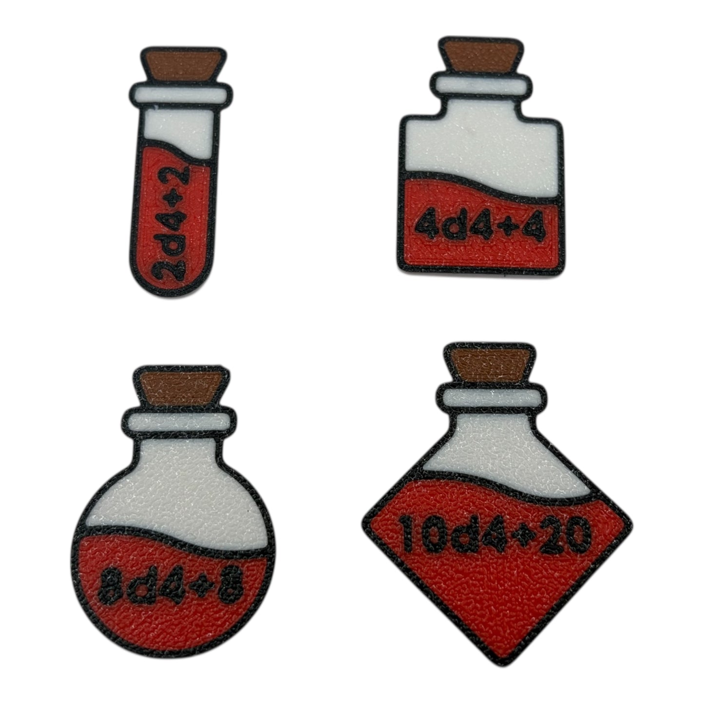D&D Health Potion Tokens 16-Piece Set