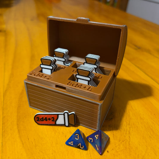 D&D Health Potion Tokens 16-Piece Set